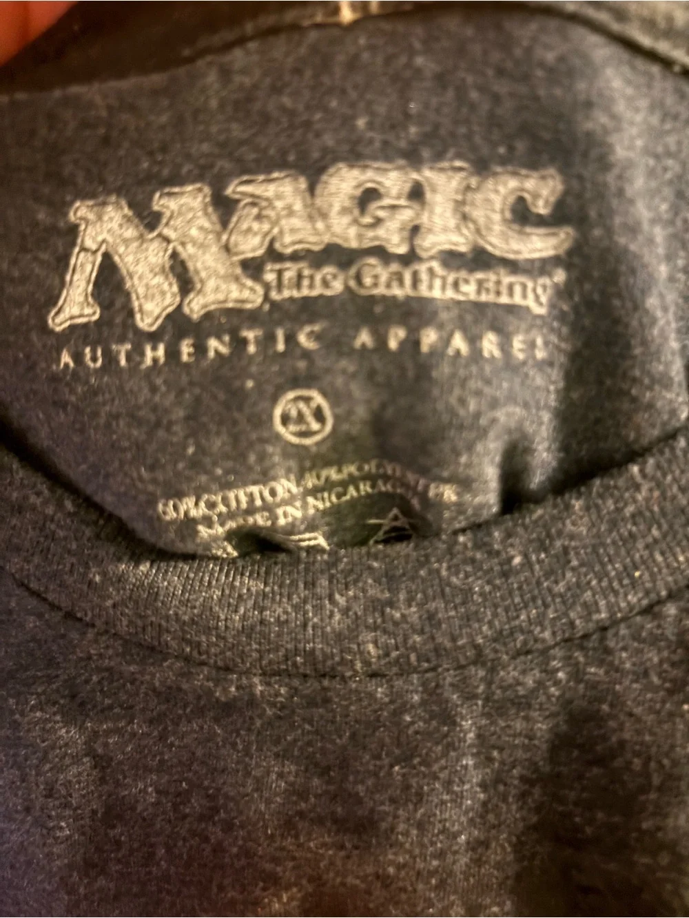 Men's Dark Gray Graphic T-Shirt Magic the Gathering Izzet Leauge XXL